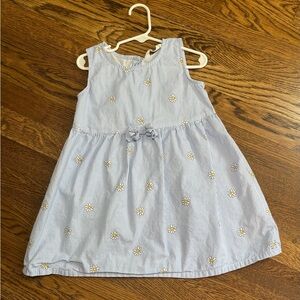 H&M Blue and White Striped Kids Dress